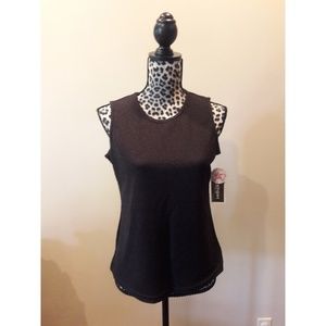 NWT Notations Knit Sleeveless Top